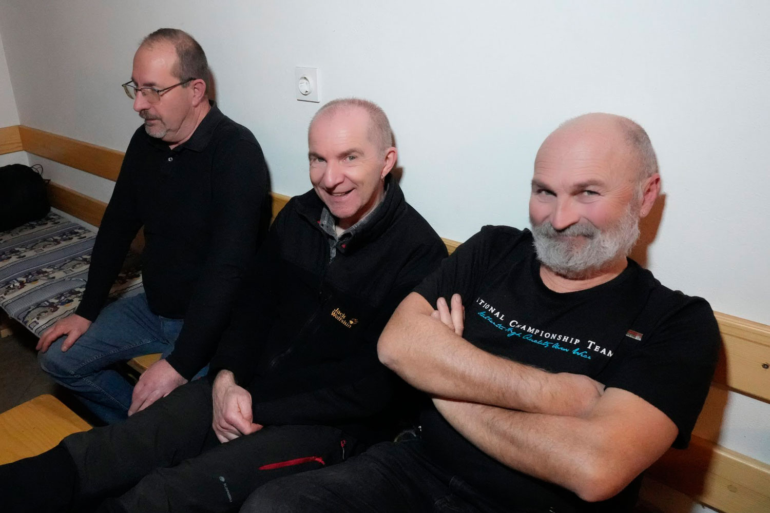 Veterani kluba: Zdravko Bučar, Marko Pršina in Tomaž Bukovec.
